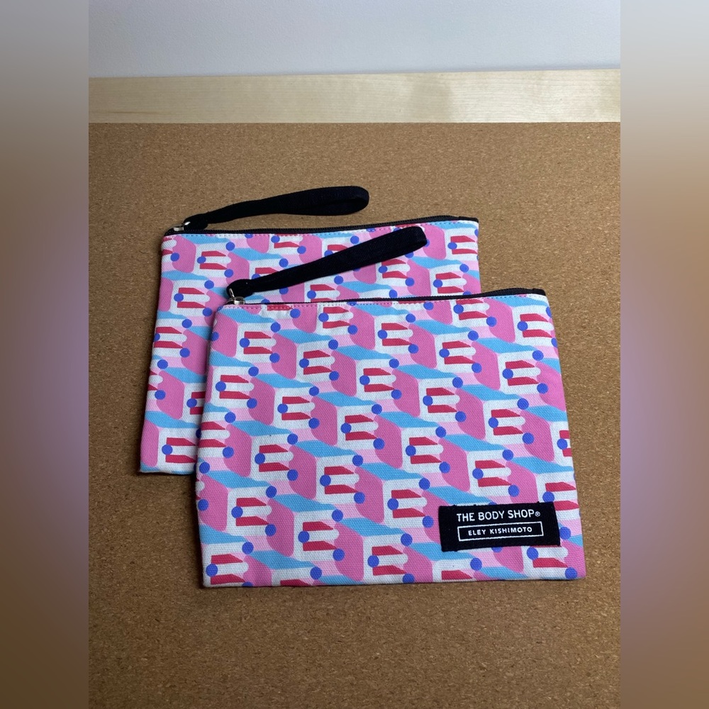 The Body Shop X Eley Kishimoto Exclusive Beauty Clutch Bag (x2)